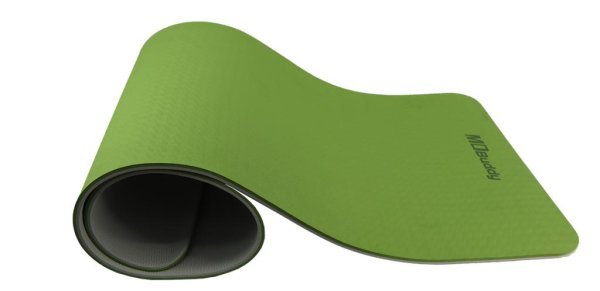 MDBUDDY COLCHONETA DE YOGA / PILATES TPE 183X62X1CM VERDE / GRIS