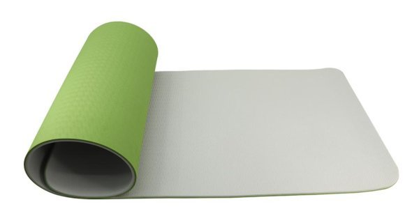 MDBUDDY COLCHONETA DE YOGA / PILATES TPE 183X62X1CM VERDE / GRIS