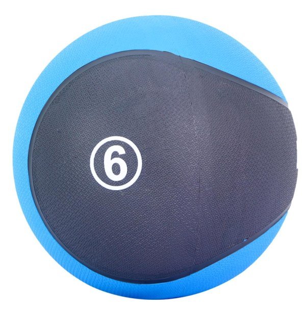 MDBUDDY MEDICINE BALL 6KG ENGOMADO AZUL CLARO