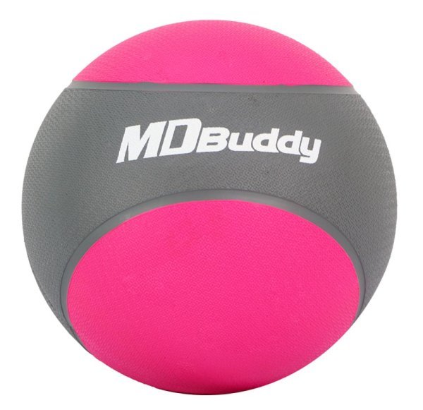 MDBUDDY MEDICINE BALL 7KG ENGOMADO ROSA