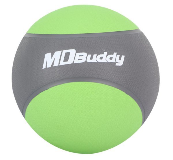 MDBUDDY MEDICINE BALL 8KG ENGOMADO VERDE LIMA