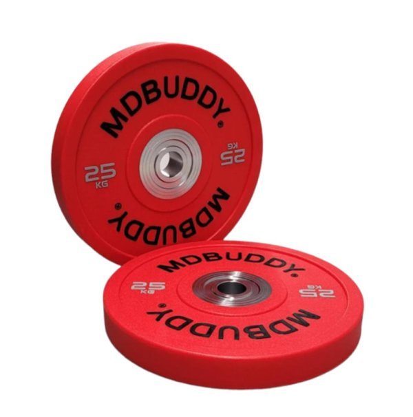 MDBUDDY DISCO OLIMPICO DE COMPETICION IWF URETANO 25KG ROJO