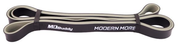 MDBUDDY BANDA ELASTICA LATEX POWER LOOP 208x2.20x0.45CM NEGRO / GRIS