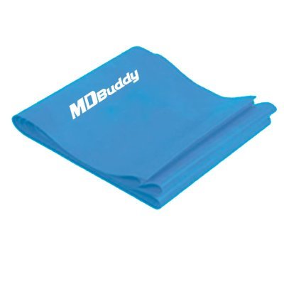 MDBUDDY FAIXA ELASTICA A TERAPIA THERABAND 1.8 METROS TPE TENSAO FORTE 0.5MM AZUL Arsenal Sports