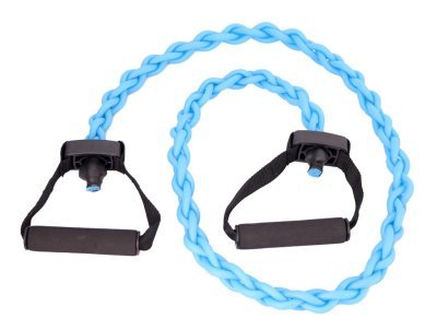 MDBUDDY TUBO ELASTICO TPE BRAIDED RESISTANCE TUBES COM ALCAS LEVE 5x8x1400MM AZUL Arsenal Sports