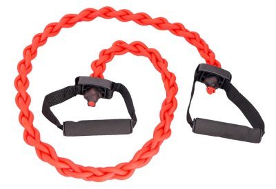 MDBUDDY TUBO ELASTICO TPE BRAIDED RESISTANCE TUBES COM ALCAS PESADO 6x10x1400MM VERMELHO Arsenal Sports