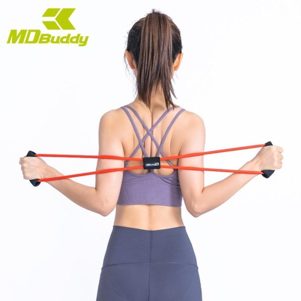 MDBUDDY EXTENSOR ELASTICO TPR EN 8 TENSION MEDIO 7x11x1000MM