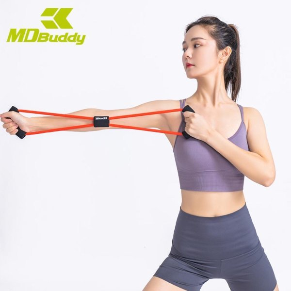 MDBUDDY EXTENSOR ELASTICO TPR EN 8 TENSION MEDIO 7x11x1000MM