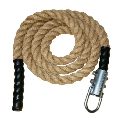 MDBUDDY CLIMBING ROPE WITH D-SHAPE RING 10M Arsenal Sports