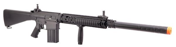 A&K AEG SR25 DMR AIRSOFT RIFLE BLACK