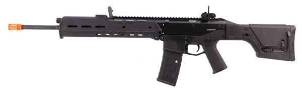 A&K AEG MASADA LONG DMR ADAPTIVE COMBAT AIRSOFT RIFLE BLACK