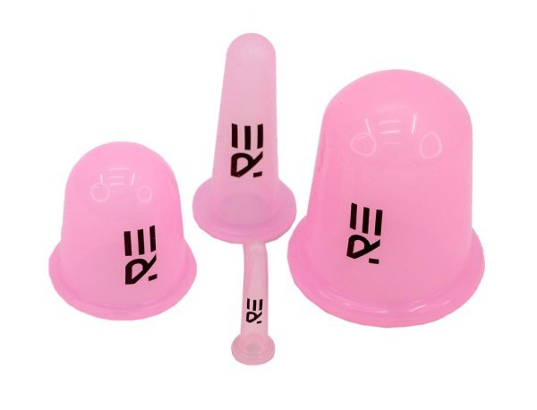 REBOUND COPO VENTOSA SILICONE ROSA CLARO KIT 4 PCS