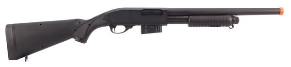 A&K PUMBACTION M870 FULL METAL 400FPS TRAINING SHOTGUN LONG VERSION AIRSOFT RIFLE BLACK