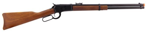 A&K GBBR M1892 WINCHESTER LEVER ACTION LONG TYPE AIRSOFT RIFLE WOOD & BLACK