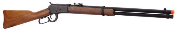 A&K GBBR M1892 WINCHESTER LEVER ACTION LONG TYPE AIRSOFT RIFLE WOOD & BLACK