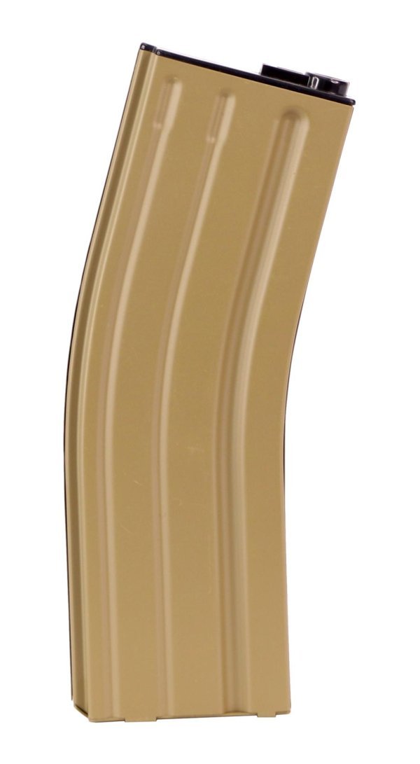 A&K MAGAZINE 140R MID-CAP METAL FOR M4 TAN