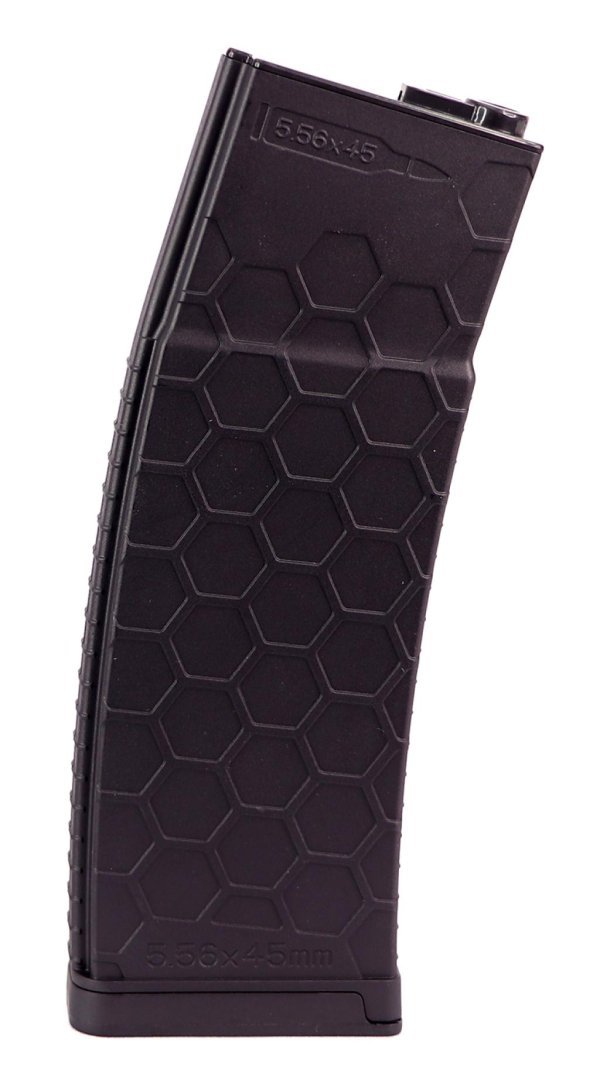 A&K MAGAZINE 200R MID-CAP HEXAMAG FOR M4 BLACK