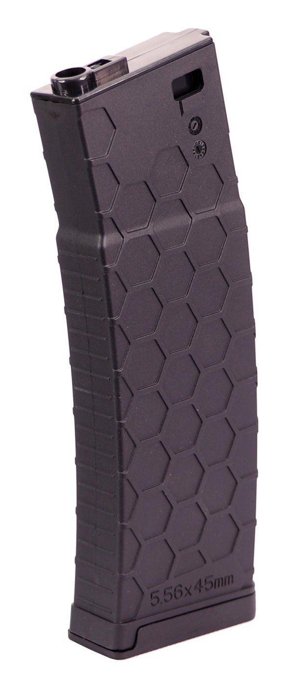 A&K MAGAZINE 200R MID-CAP HEXAMAG FOR M4 BLACK