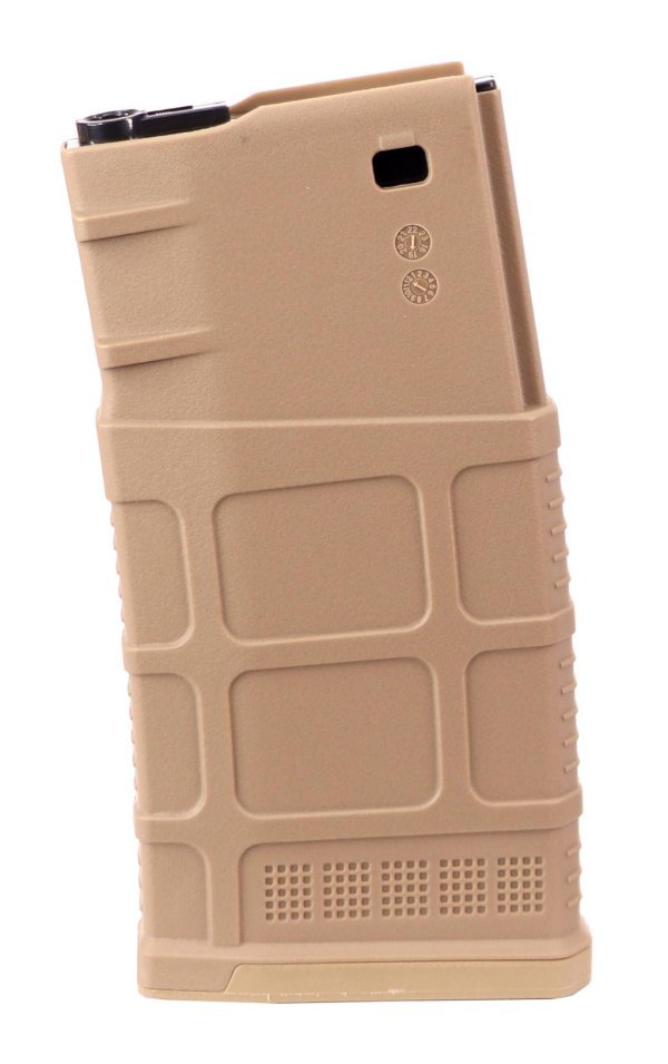 A&K MAGAZINE 220R MID-CAP FOR SR25 TAN