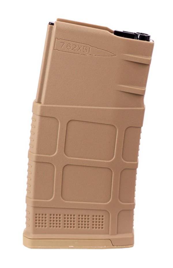 A&K MAGAZINE 220R MID-CAP FOR SR25 TAN