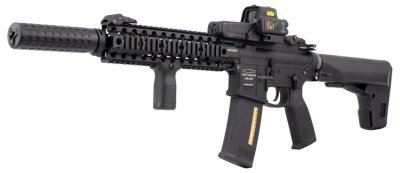 PTS AEG CM4 M4 C4-10 ERG - ELECTRIC RECOIL GUN AIRSOFT RIFLE BLACK COMBO Arsenal Sports