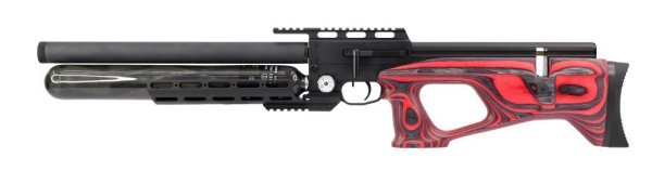 AIRGUN TECHNOLOGY 6.35MM URAGAN KING WITH DUAL STOCK RED PCP RIFLE COMBO