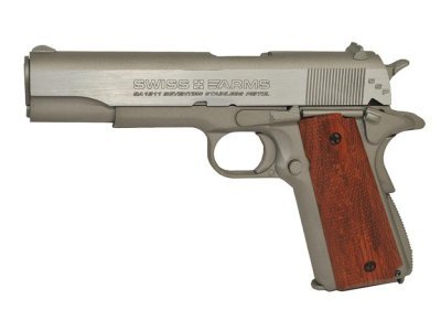 CYBERGUN SWISS ARMS CO2 4.5MM 1911 Arsenal Sports