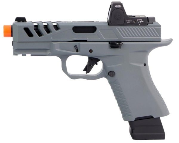 FIREARMS EMG APS GBB BSF-19 BLOWBACK AIRSOFT PISTOL GREY COMBO