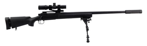 MODIFY SPRING SNIPER BOLT ACTION MOD24 136MPS AIRSOFT RIFLE BLACK COMBO