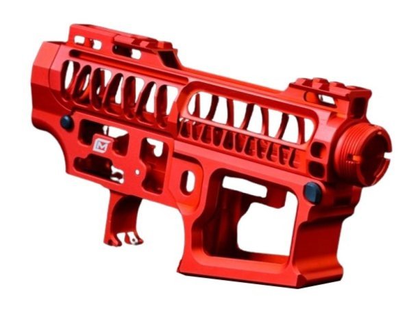 MANCRAFT RECEIVER CNC M4 SUPERLIGHT SPEEDSOFT BODY V2 RED