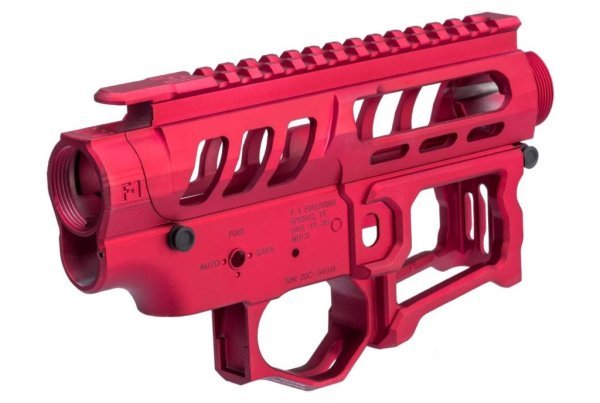 FIREARMS EMG APS UDR-15-3G UPPER AND LOWER RECEIVER RED