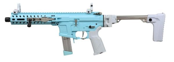 G&G AEG FAR9 RAPID FOLDING PCC AIRSOFT RIFLE MACARON BLUE 