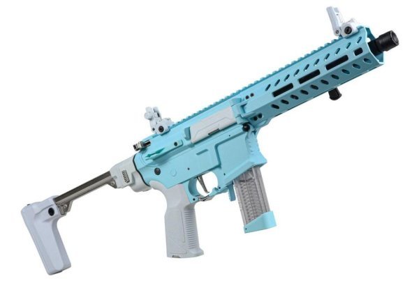 G&G AEG FAR9 RAPID FOLDING PCC AIRSOFT RIFLE MACARON BLUE 