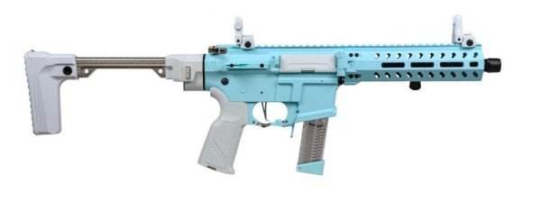 G&G AEG FAR9 RAPID FOLDING PCC AIRSOFT RIFLE MACARON BLUE 