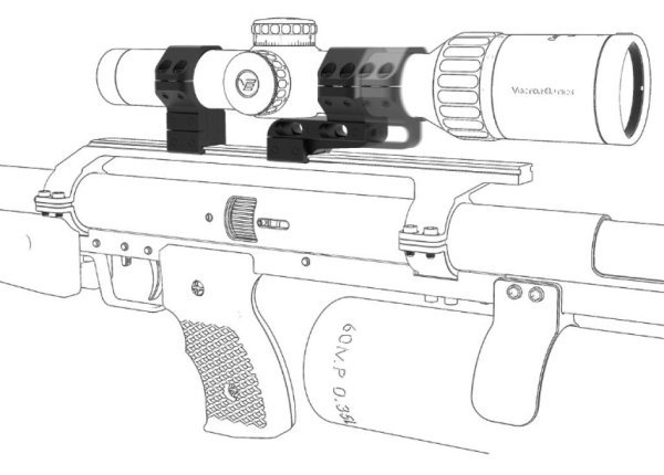 VECTOR OPTICS RING RAIL 30MM DOVETAIL