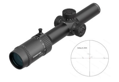 VECTOR OPTICS SCOPE FORESTER 1-8X24 BLACK SFP Arsenal Sports