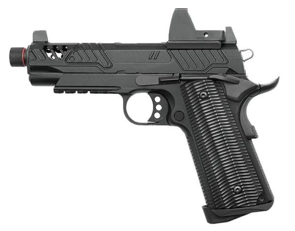 PTS GBB ZEV EB-1911 STANDARD BLOWBACK AIRSOFT PISTOL BLACK