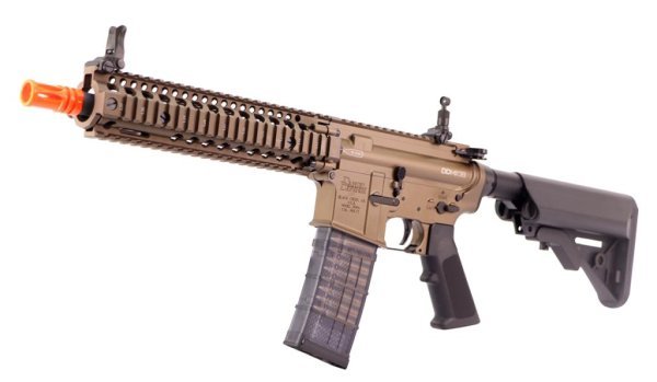 DANIEL DEFENSE EMG CYMA GBB M4 MK18 CGS SYSTEM BLOWBACK AIRSOFT RIFLE FLAT DARK EARTH