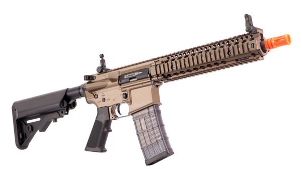 DANIEL DEFENSE EMG CYMA GBB M4 MK18 CGS SYSTEM BLOWBACK AIRSOFT RIFLE FLAT DARK EARTH