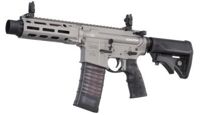 DANIEL DEFENSE EMG CYMA GBB M4 DDM4 RIII 300 PDW CGS SYSTEM BLOWBACK AIRSOFT RIFLE SILVER Arsenal Sports