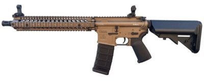 DANIEL DEFENSE EMG CYMA AEG M4A1 MK18 RIS II WITH HANDGUARD 12 QBS AIRSOFT RIFLE DESERT Arsenal Sports