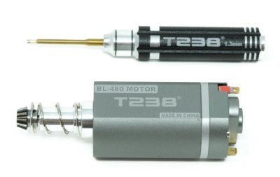 T238 MOTOR 48000RPM BRUSHLESS AEG HIGH THERMAL EFFICIENCY HIGH TORQUE / SPEED LONG TYPE	 Arsenal Sports