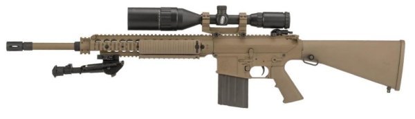 ARES AEG SR25 M110 DMR WITH EFCS AIRSOFT RIFLE DESERT