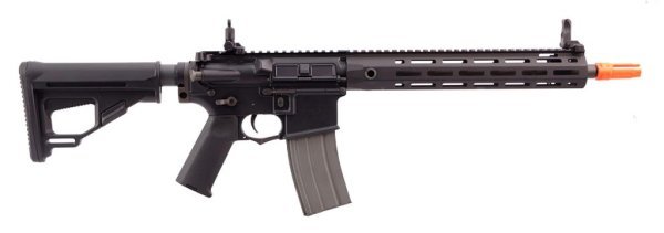 ARES KNIGHTS ARMAMENT AEG M4 SR-L WITH EFCS HANDGUARD M-LOK AIRSOFT RIFLE BLACK