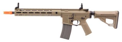 ARES KNIGHTS ARMAMENT AEG M4 SR-L WITH EFCS HANDGUARD M-LOK AIRSOFT RIFLE FLAT DARK EARTH Arsenal Sports