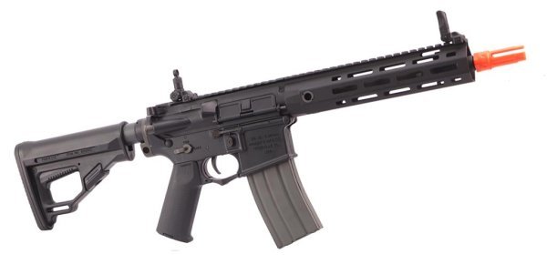 ARES KNIGHTS ARMAMENT AEG M4 SR-S WITH EFCS HANDGUARD M-LOK AIRSOFT RIFLE BLACK