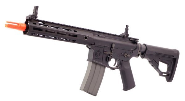 ARES KNIGHTS ARMAMENT AEG M4 SR-S WITH EFCS HANDGUARD M-LOK AIRSOFT RIFLE BLACK