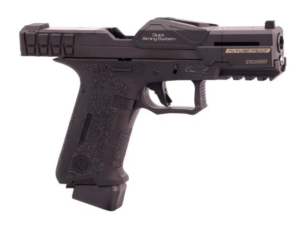 POSEIDON GBB P-1 CLOSE COMBAT TACTICAL BLOWBACK AIRSOFT PISTOL COLOR BLACK