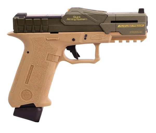 POSEIDON GBB P-1 CLOSE COMBAT TACTICAL BLOWBACK AIRSOFT PISTOL COLOR TAN & COYOTE