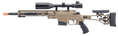 ARES SPRING SNIPER MSR303 AIRSOFT RIFLE DARK EARTH Arsenal Sports